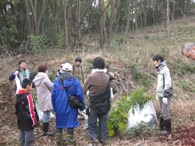 かずさの森　植林ボランティア活動 2011/03/06
