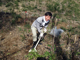 かずさの森　植林ボランティア活動 2011/03/06