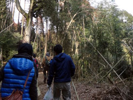 かずさの森　植林ボランティア活動 2012/03/03